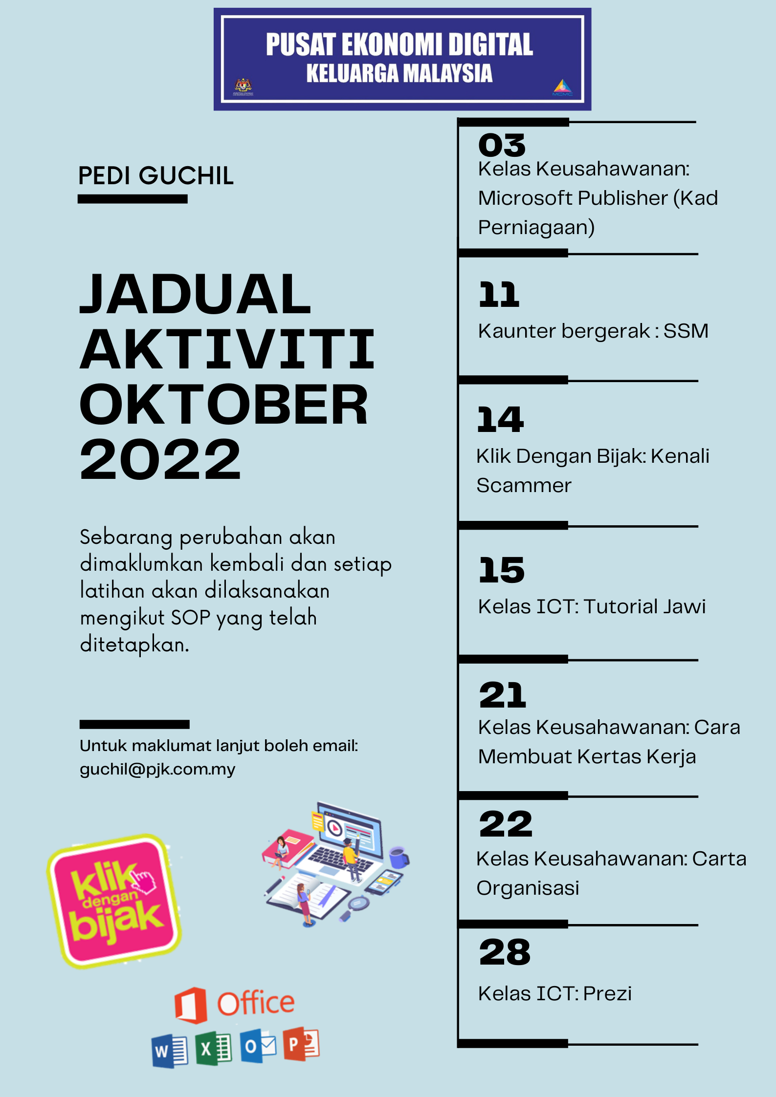 Jadual Aktiviti 10